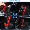 Real Carbon Fiber Gear Shifter Head Cover Fit for Toyot@ Supr@ GR A90 A91 MK5 2019-2024, Gear Shift Knob Cover Interior Gear Shifter Head Decoration
