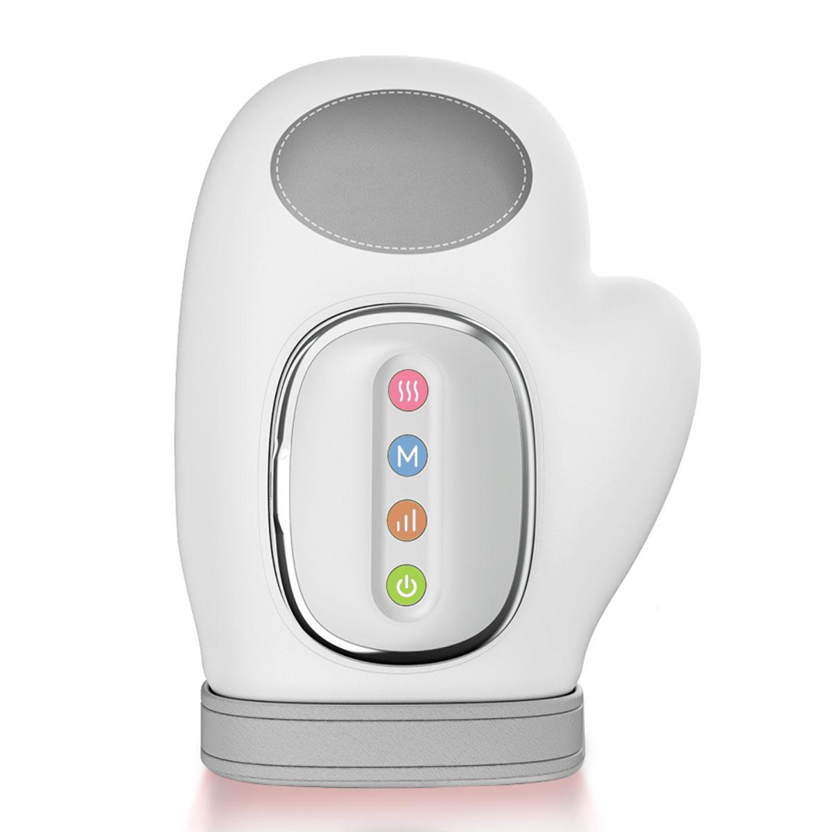 

Ручний масажер з тепловим стисненням для зняття болю, 3 режими масажу, 4 режими температури, 5 режимів стиснення, терапевтичні рукавички, масаж зап ястя та пальців, подарунки для коханих сірий колір