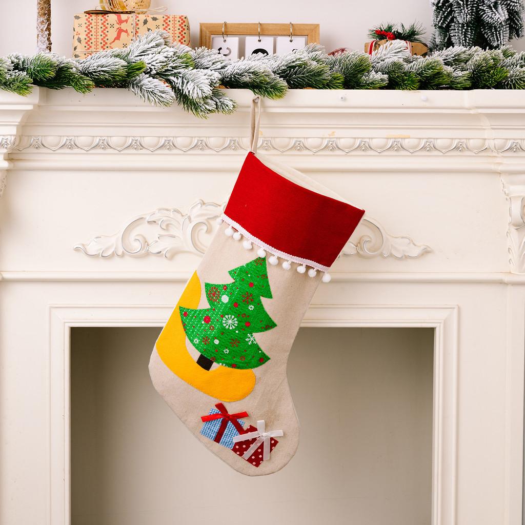 Adorable Stocking Christmas Featuring Santa Snowman Bear And Tree Designs For Kids Adults And