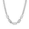 Minimalist Geometric Shape Necklace In Titanium Steel For Men And Women With Modern Design