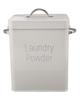 Metal Laundry Room Container with Dual Side Handles with Spoon Lid Farmhouse Laundry Powder
