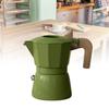 Stove Moka Pot Profesjonalny przenośny podwójny zawór w stylu vintage ze stopu aluminium do kawy