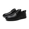 Spring new business casual leather shoes breathable black leather comfortable soft-soled shoes