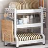 Multi-functional Aluminum Dish Drying Rack