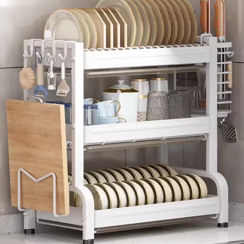 Multi-functional Aluminum Dish Drying Rack