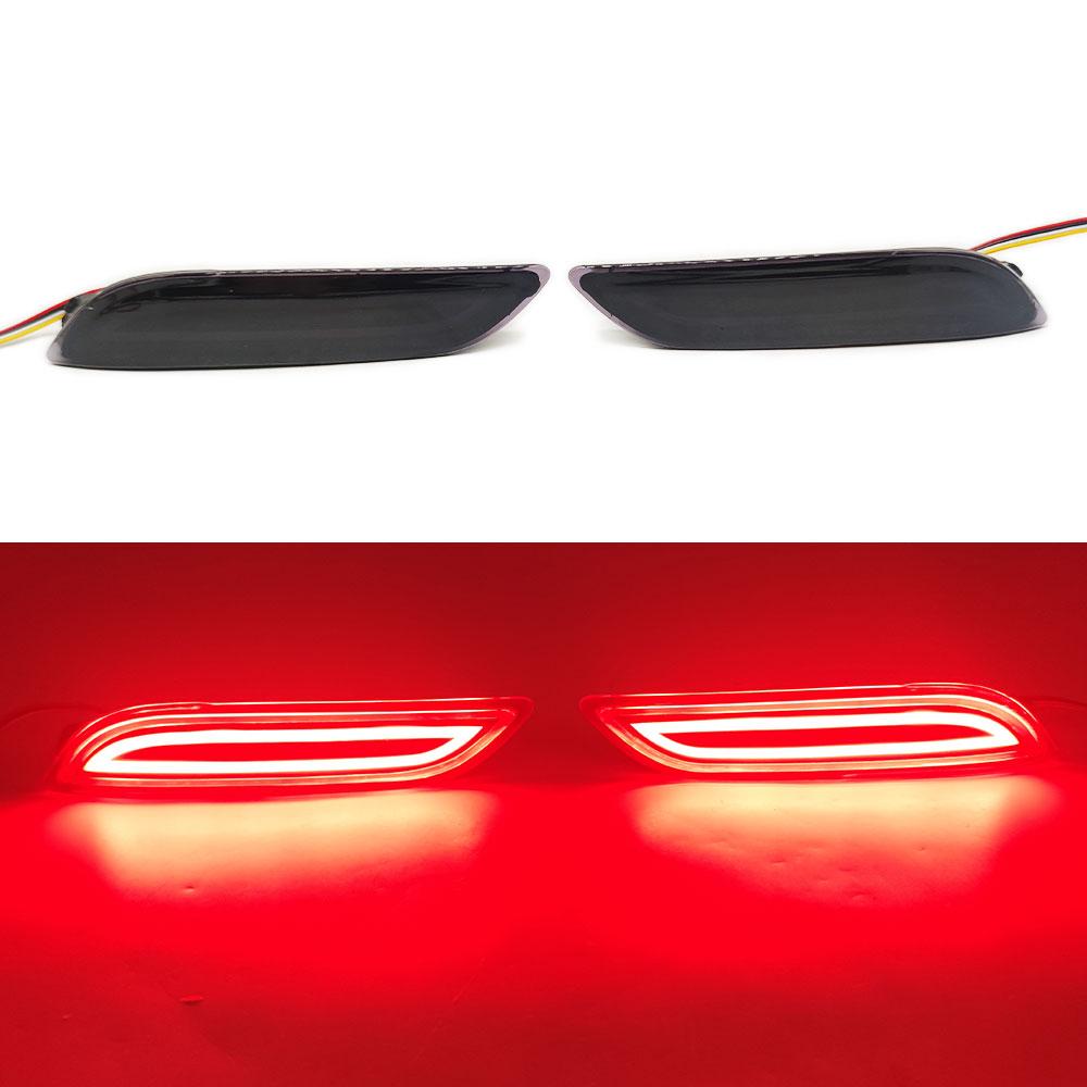LED Rear bumper reflector light tail brake light fog lamp Dynamic Turn Signal For Toyota Camry2018 2024