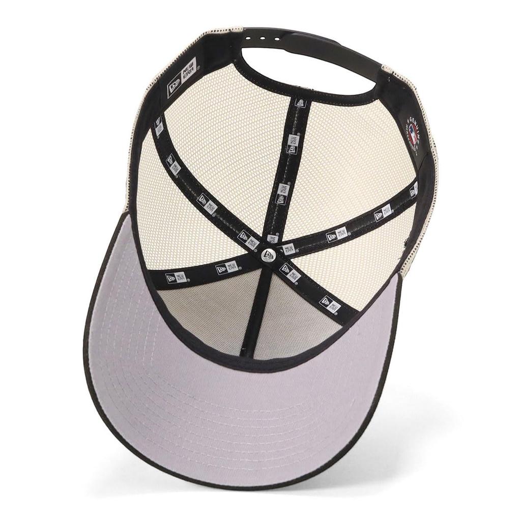 New Era 9FORTY AFrame Trucker Mesh Cap 15171229 NER35C4666 NY White New Era Mesh Cap 9FORTYAFRAME MLB ONSPOTZ Special Edition SIDE PATCH 2Tone UNDER