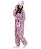 [SAZAC] Character Fleece Kigurumi, One Size Fits All, Sanrio Leopard Kitty