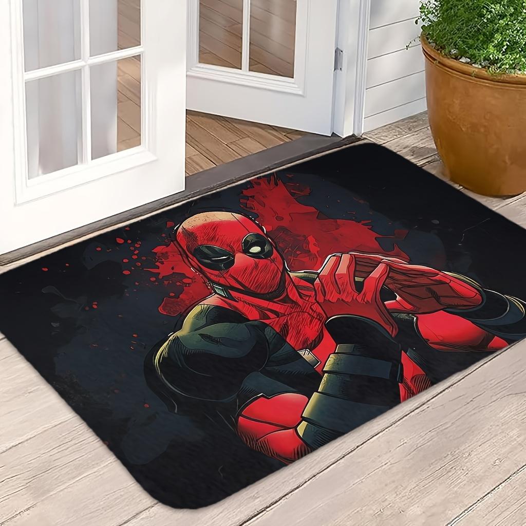 Authorized MARVEL 1pc Deadpool & Wolverine Doorway Floor Mat, Absorbent & Quick-Drying Bathroom Mat, Non-Slip & Ultra Soft Kit