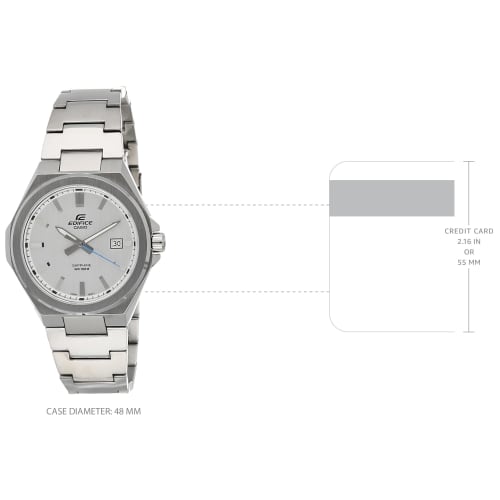 Casio Men's Silver Watch EFB-108D-7AVCR