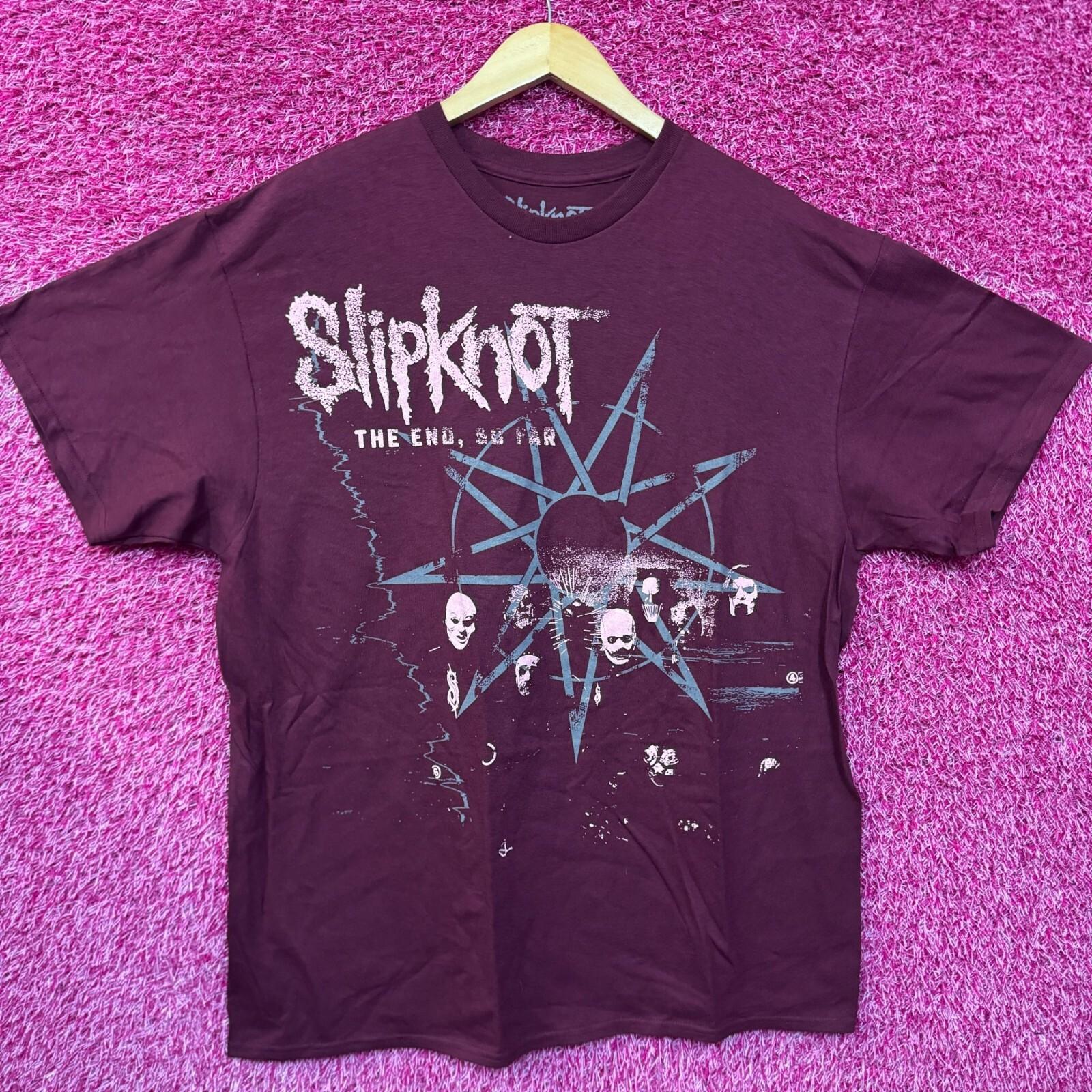 Slipknot The End So Far Album Art Heavy Metal Band Tee 2X S