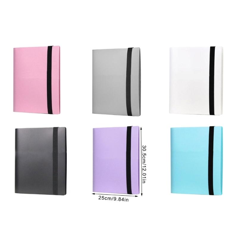 Trading Card Binder,Card Binder 9 Pocket Card Collection Album 360 Card Holders Folders for Game Cards Sports Cards