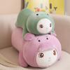 Cosplay Bee Hippo Dinosaur Pig Cartoon Lying Rabbit Doll Plush Toy Stuffed Hooded White Pink Blue Plushie Peluche Present