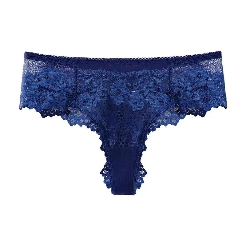 Lace Thong Women Lace Low Waist Panties Sexy Transparent Underwear Ladies Briefs Lingere Panty Underware Womens Lingerie
