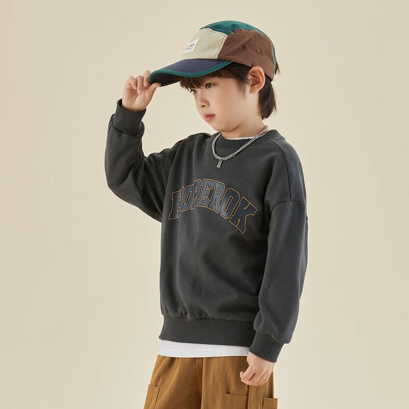 Duoduo Boys' Cotton Blend Round Neck Pullover
