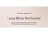 Versatile High-Neck Wool Sweater: Korean Style Cashmere Feel for Fashionable Women