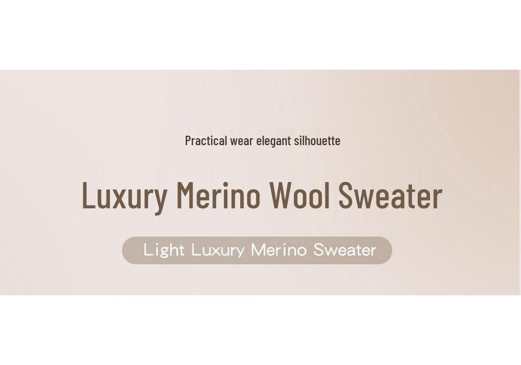 Versatile High-Neck Wool Sweater: Korean Style Cashmere Feel for Fashionable Women