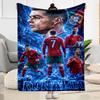 Cristiano Ronaldo Blanket Comfortable Great For Sofa Office Chair Livingroom Four Seasons Universal Digital Print