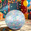 1pc Ocean Treasures Themed Soccer Ball, Size 5, Lightweight PVC Material, Outdoor Training Soccer Ball Gift. Q62225