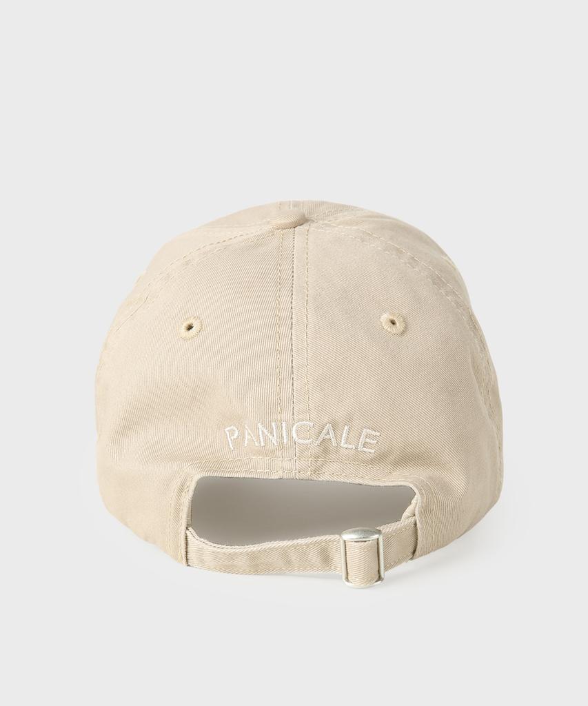 PANICALE Beige P-Logo Cotton Ball Cap