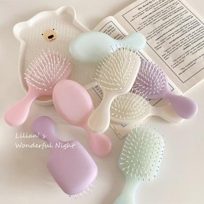 Mini pettine per capelli per bambini Semplicità Tinta unita Massaggio per capelli Com per mamma e bambini Piccolo portatile da viaggio Bruhs per capelli Cura dei capelli