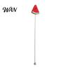 Cartoon Fruit Stirrer Cocktail Stir Stick, Stainless Steel Mixing with Durian Pineapple Strawberry Watermelon Rubber Top Decor, Drink for Bar Milk Tea