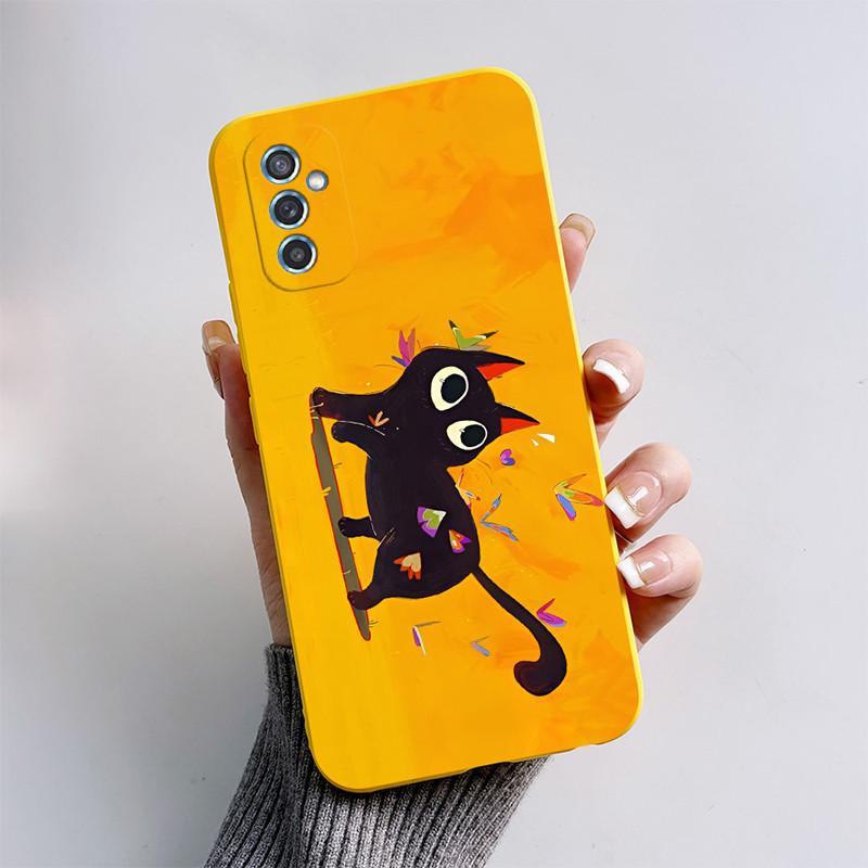 For Samsung Galaxy M52 5G Case Galaxy M23 Cute Cartoon Soft Silicone Phone Cases For Samsung M52 M23 Cover M52 5G Fundas Bumper