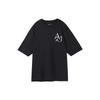 T Shirts Men's Black Crew Neck Moderate Straight Fit DM1455-010