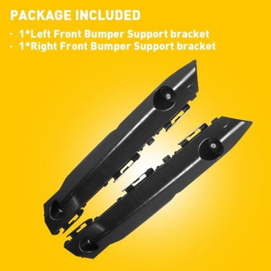 Front Bumper Retainer Mounting Brackets Set for Pair 2015 2016 2017 Toyota Camry
