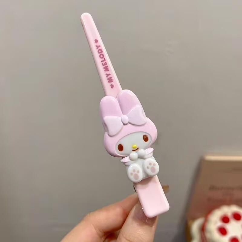 Cute Cartoon KT Cat Hair Clip Sweet Girl's Heart Bangs Clip Big Duckbill Clip Headband Accessory Side Clip Hair Accessory