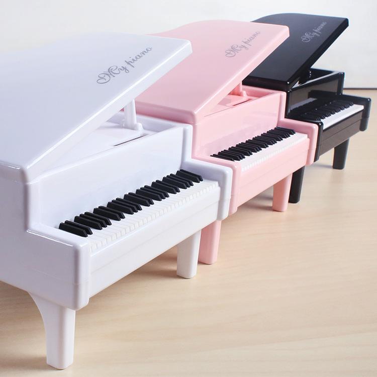 Simulationsklavier Spardose Kindersparspielzeug Heimdeko Ornament Kreatives Klavier Münzbank für Kinder Geburtstagsgeschenke