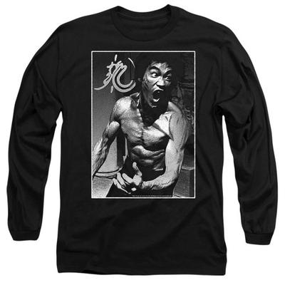Bruce Lee Unisex Adult Focused Rage Long-Sleeved T-Shirt