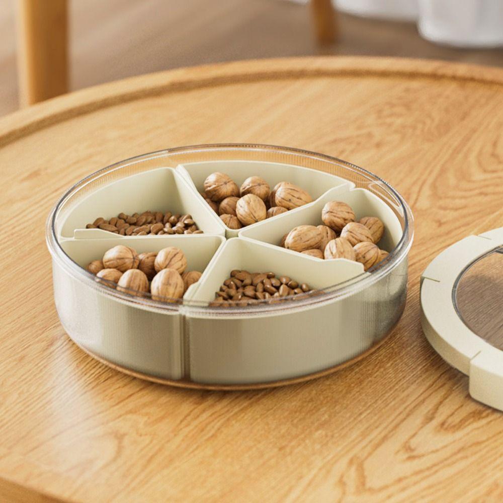 Sealed Divided Serving Tray Large Capacity Refrigerator Fresh-Keeping Box Fruit