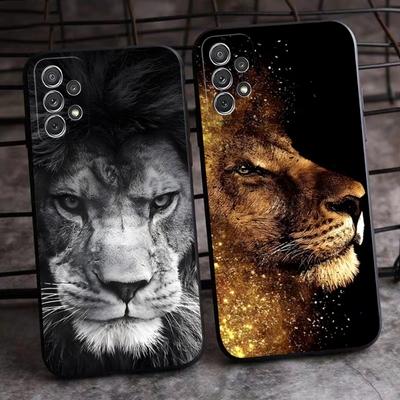 Lion Phone Case For Samsung Note Galaxy 8 9 20 10 Pro Plus Ultra M20 M31 M40 M10 J7 J6 Prime Back Cover