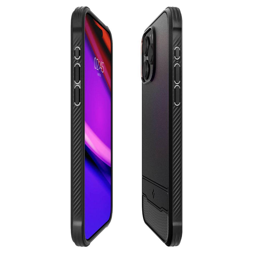 Spigen Rugged Armor Mag Magsafe Iphone 15 Pro Max Matte Black
