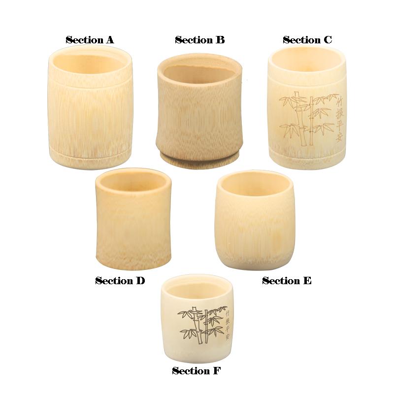 1 pcS Natural Hand Carved Carbonized Bamboo Tea Coffee Milk Water Cup