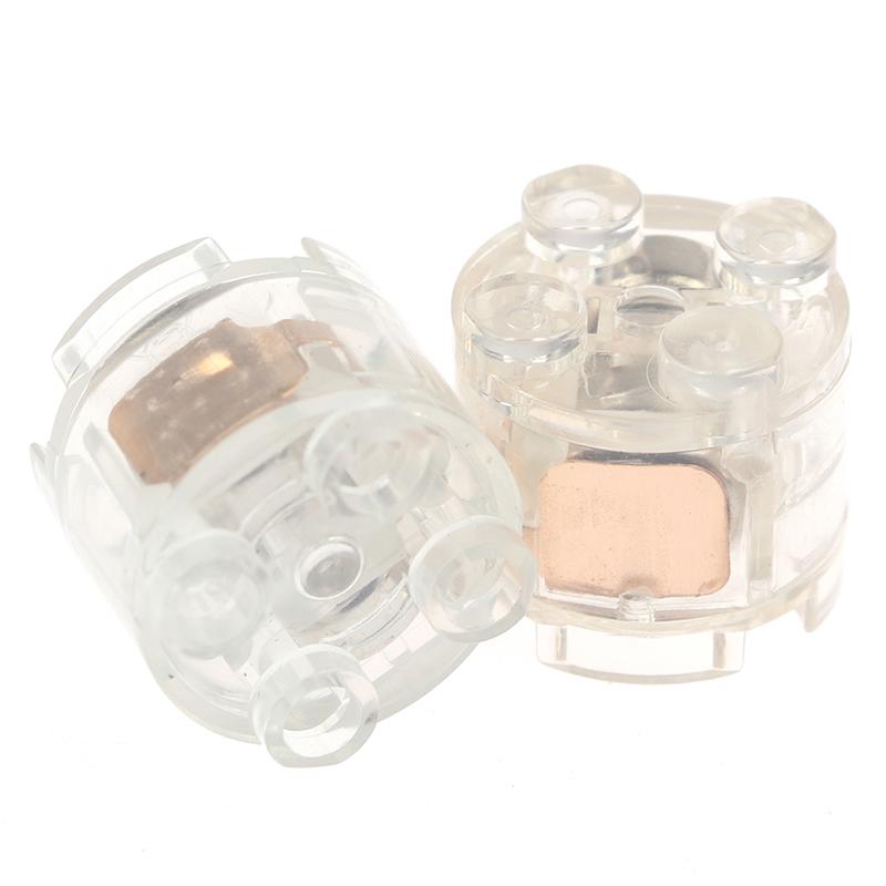 2Pcs Light Brick Luminescent Lamp Accessories Round Diy Colorful Color Led Light