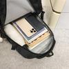 Ridge Protection, Lightweight Schoolbag for Boys, Junior High School Students, High School Students, New Large-capacity Simple Backpack for Women