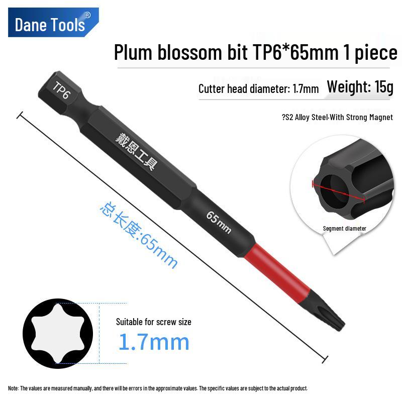 

Strong Magnetic Hollow Torx T25 Hex Drill & Screwdriver Bit Set