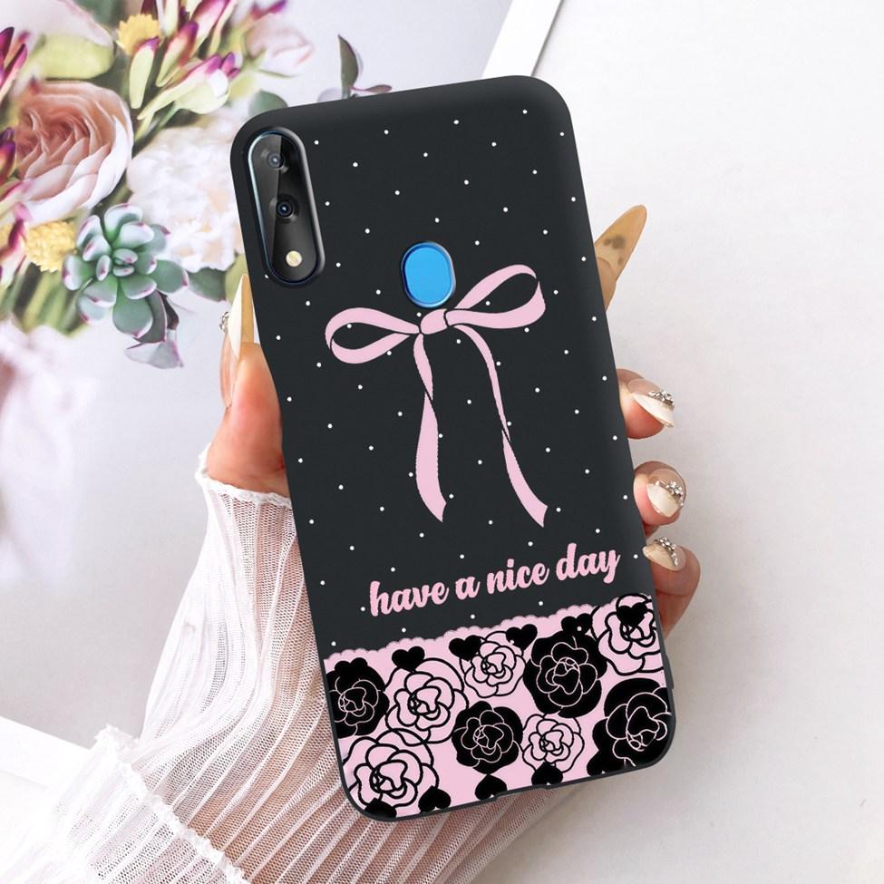 Phone Case For ZTE Blade V10 Cover Silicone Cute Cat Fashion Funny Painted Casing For ZTE Blade V10 2019