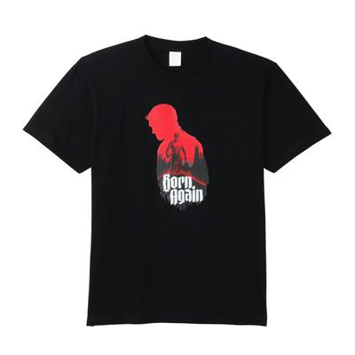 Small Planet Marvel "Daredevil: Born Again" Short Sleeve T-Shirt, Silhouette, Size M, Black