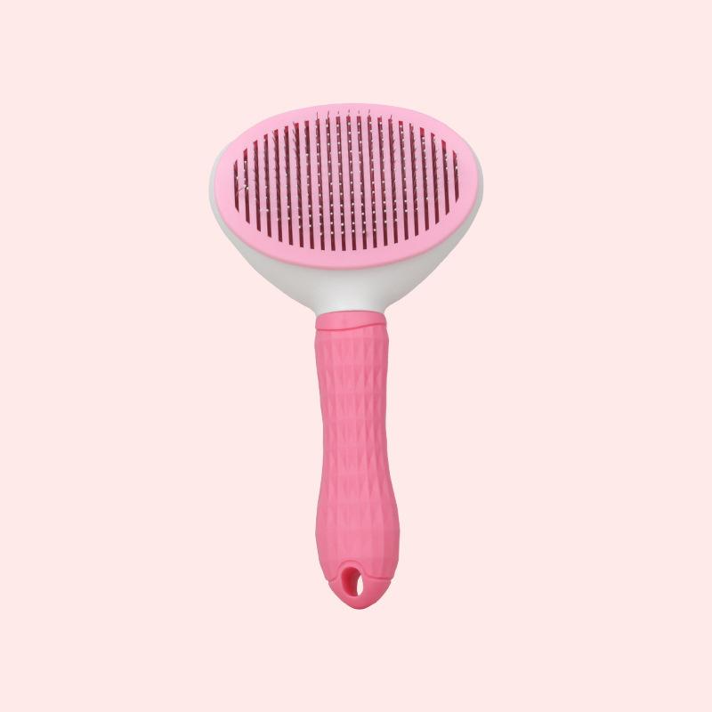 Pet Comb Cleaning Cat Comb Massage To Remove Floating Hair One-click Fading Stainless Steel Needle Opening Knot Cat Hair Removal Comb