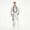 Unisex Astronaut Costume Cosplay Jumpsuit Halloween Party Space Theme Role Play Outfit