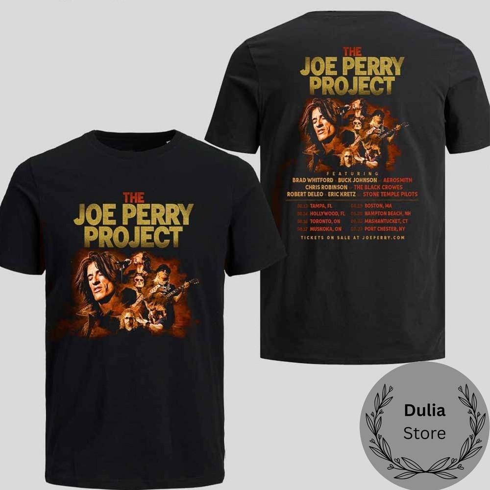 The Joe Perry Project Tour Dates 2025 T-Shirt   S-  S-5XL Unisex T-Shirt XXXXL