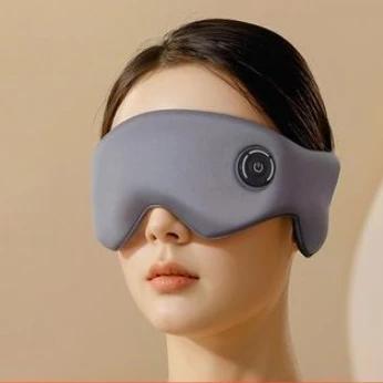USB Heated Eye Mask for Dry Eyes Sleep Steam Eye Massager Hot Compress Sleep Shading Relieve Eye Fatigue for Offic &Travel 3speed Temperature Control