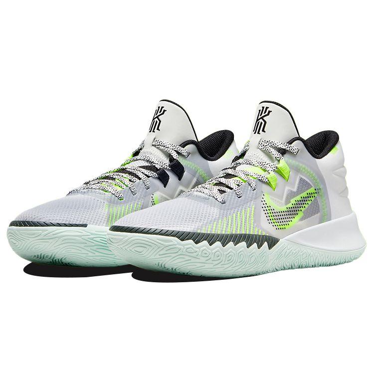 Nike Kyrie Flytrap 5 White Volt Men Sneakers Summit-White Barely-Green Black CZ4100-101