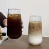 Heat-Resistant Ribbed Glass Cups Vertical Stripes Milk Cup Tea Mug Juice Cup  Office