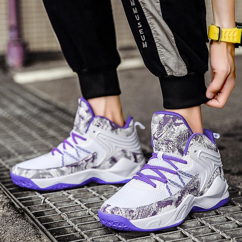 fashion 2024 Trend High Top Sneakers Men Basketball Shoes Height Increase Casual Trainers Teenagers Unisex Sports Shoes Tenis Masculino