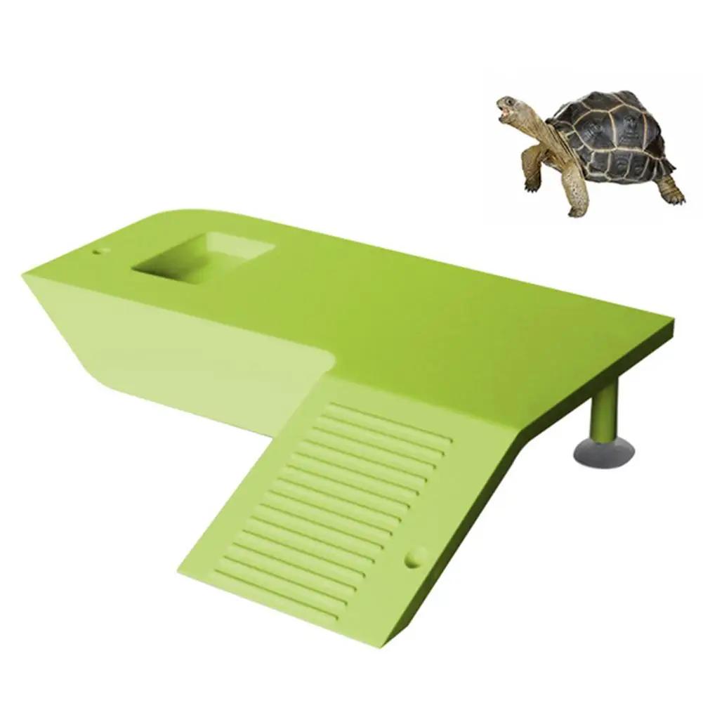 Water Land Slope Box Feeding Climbing Platform Pet Turtle Frog Hamster Cage Scorpion Lizard Safe House Breeding Box Accessories