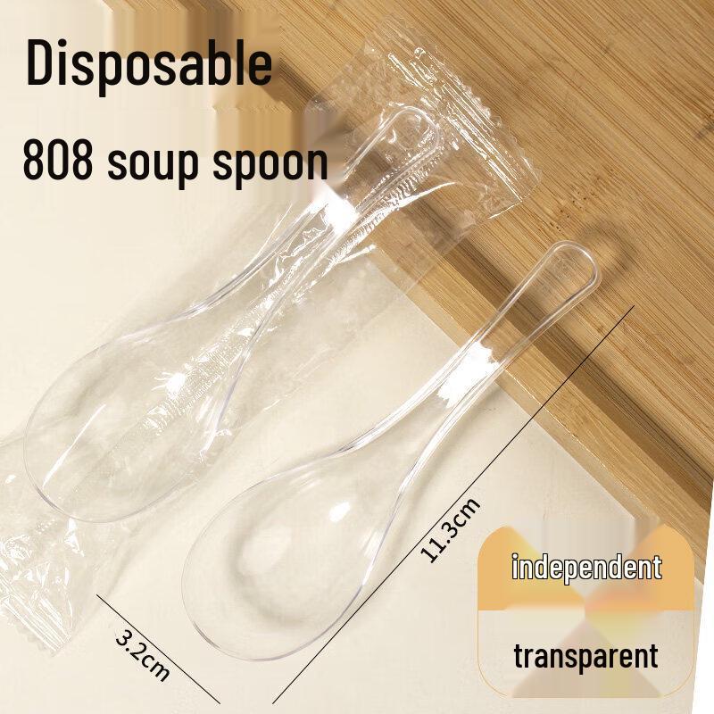 

Individually Wrapped Disposable Plastic Spoons